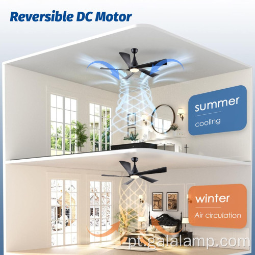 Luz do ventilador de teto de decoração de estilo nórdico